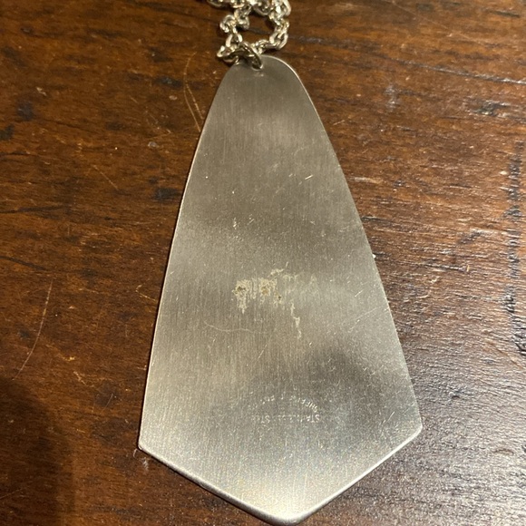 Vintage 60s / 70s stainless steel pendant - Picture 4 of 5
